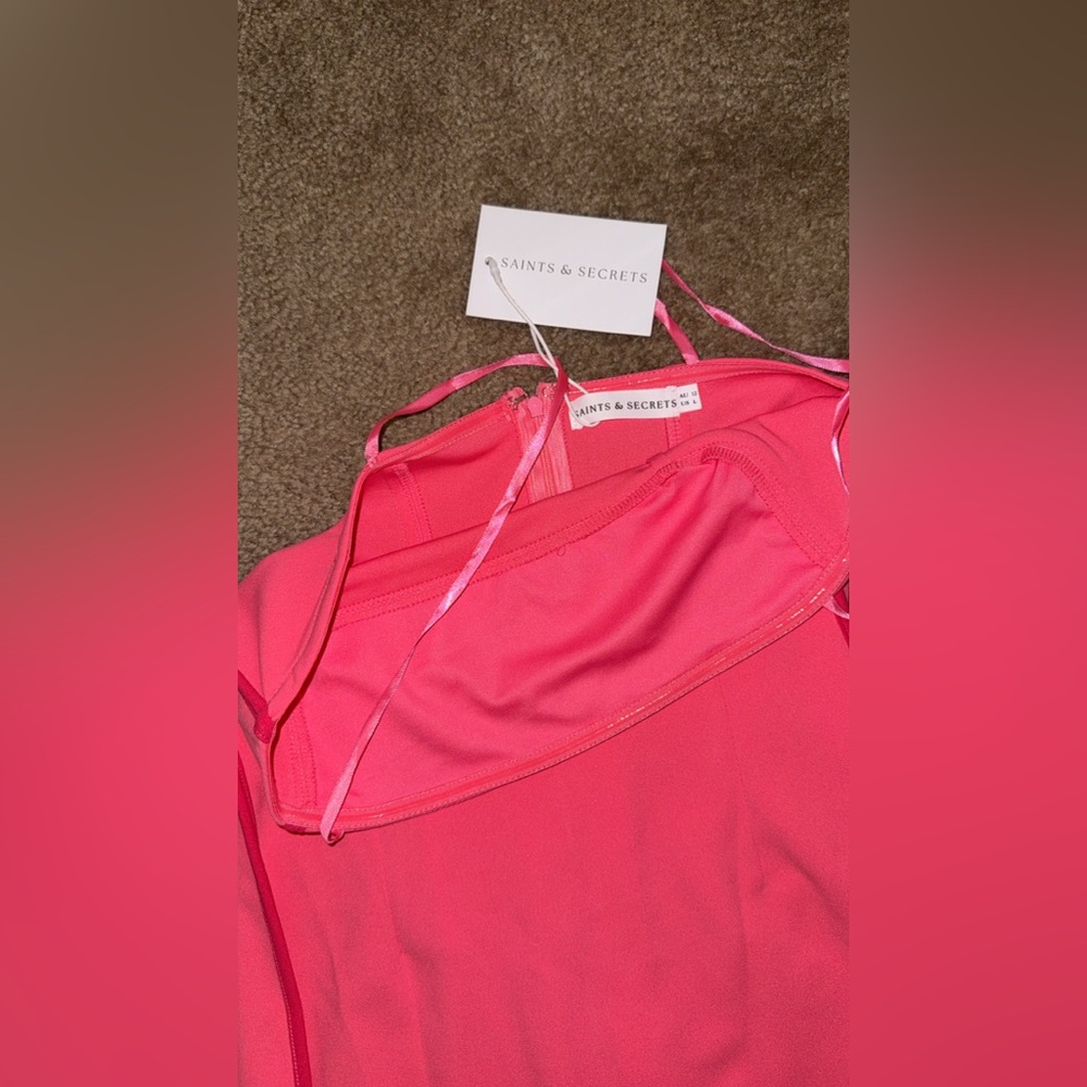 Strapless Pink Dress - Picture 2 of 3